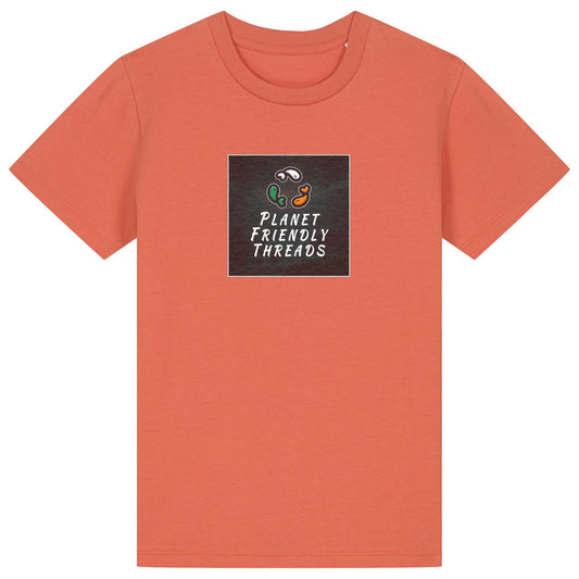 PFT Logo - dark | T-Shirt | Kids | Crewneck Short Sleeve | 155gsm Medium Fit | Fiesta