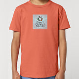 PFT Logo - SSSQUARE - Light Ocean | T-Shirt | Kids | Crewneck Short Sleeve | 155gsm Medium Fit | Fiesta