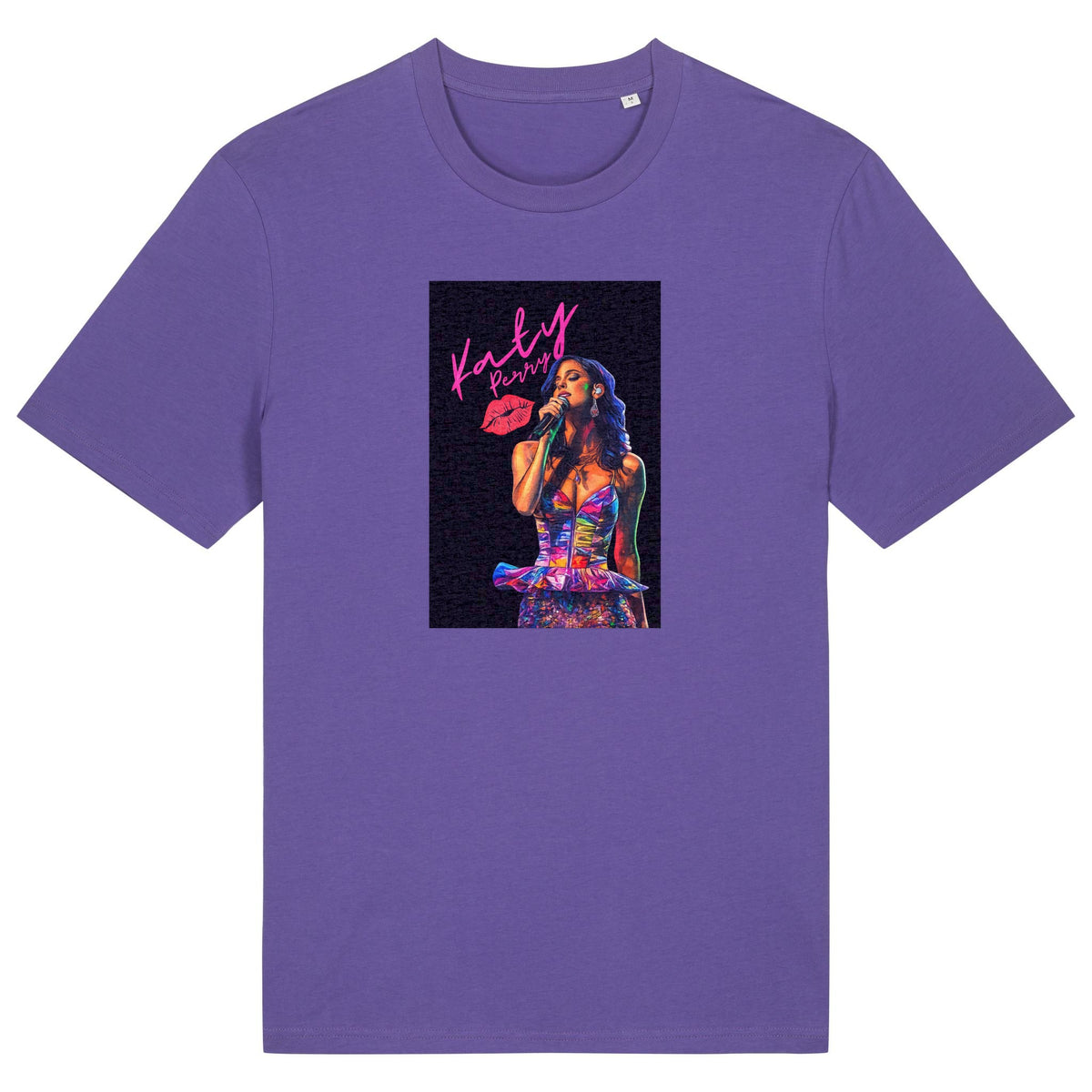 Katy Perry | T-Shirt | Adult | Crewneck Short Sleeve | 180gsm Medium Fit | Purple Love