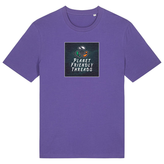 PFT Logo - dark | T-Shirt | Adult | Crewneck Short Sleeve | 180gsm Medium Fit | Purple Love