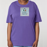 PFT Logo - SSSQUARE - Light Ocean | T-Shirt | Adult | Crewneck Short Sleeve | 180gsm Medium Fit | Purple Love