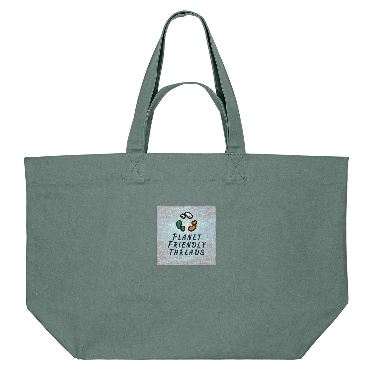PFT Logo - SSSQUARE - Light Ocean | Other | Adult | Shopping Bag | 400gsm | Green Bay