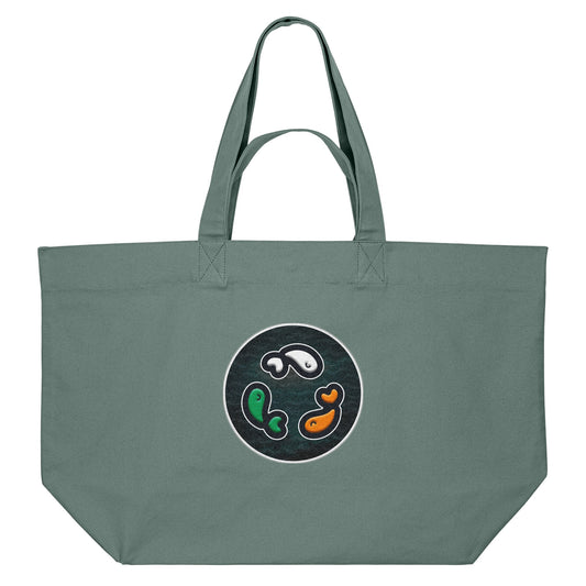 PFT Fish - Circle - Dark | Other | Adult | Shopping Bag | 400gsm | Green Bay