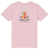 Magic Door Logo | T-Shirt | Kids | Crewneck Short Sleeve | 155gsm Medium Fit | Cotton Pink