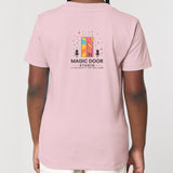 Magic Door Logo | T-Shirt | Kids | Crewneck Short Sleeve | 155gsm Medium Fit | Cotton Pink