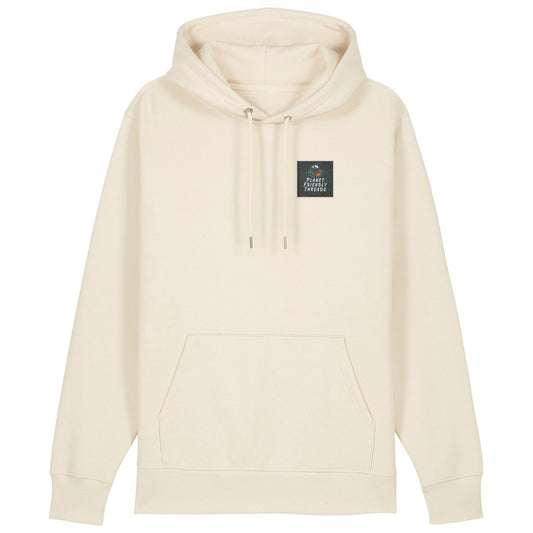 PFT Logo - dark | Hoodie | Adult | Cosy | 350gsm Medium Fit | Natural Raw