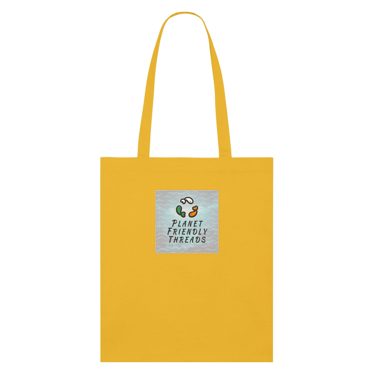 PFT Logo - SSSQUARE - Light Ocean | Other | Adult | Tote Bag | 160gsm | Spectra Yellow