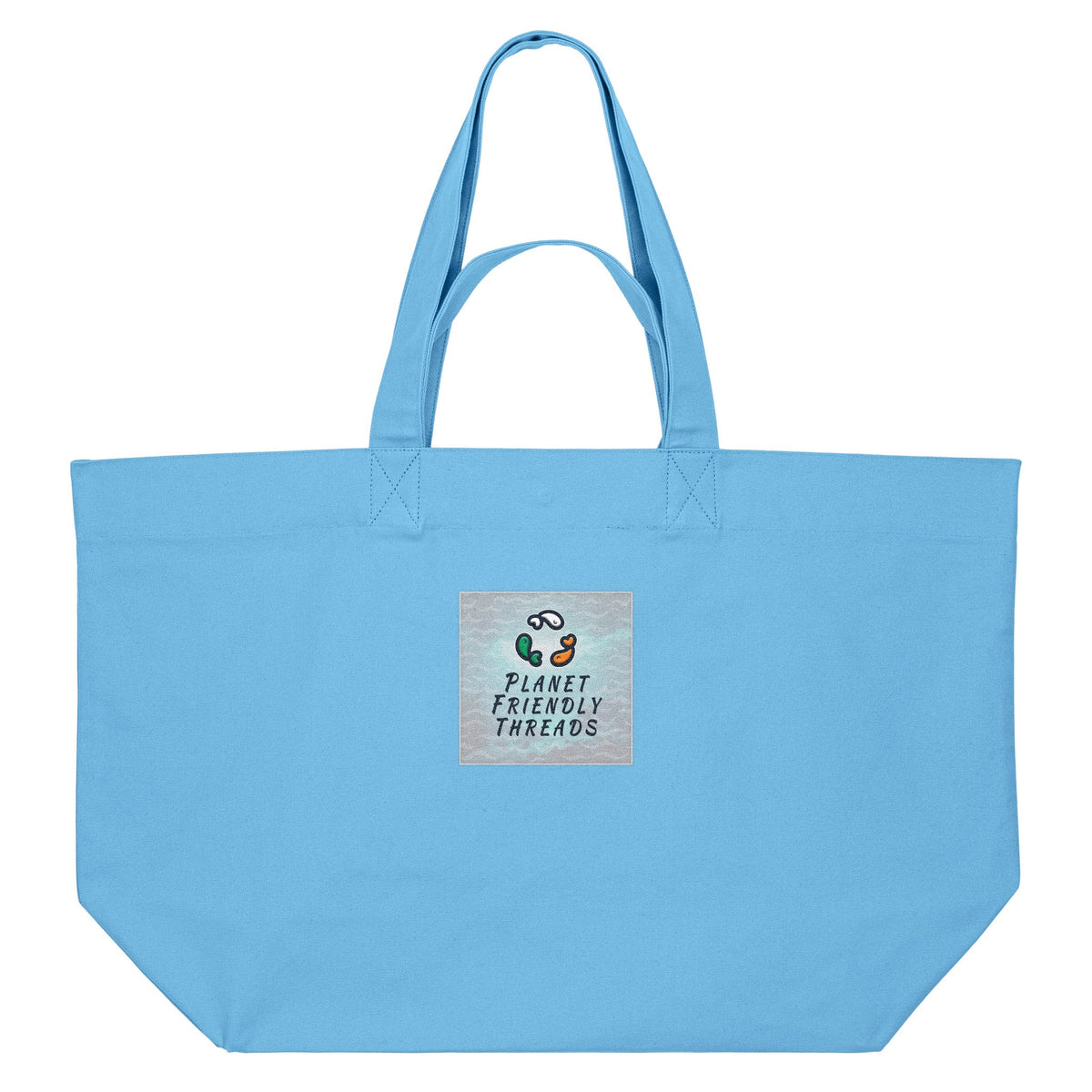 PFT Logo - SSSQUARE - Light Ocean | Other | Adult | Shopping Bag | 400gsm | Aqua Blue