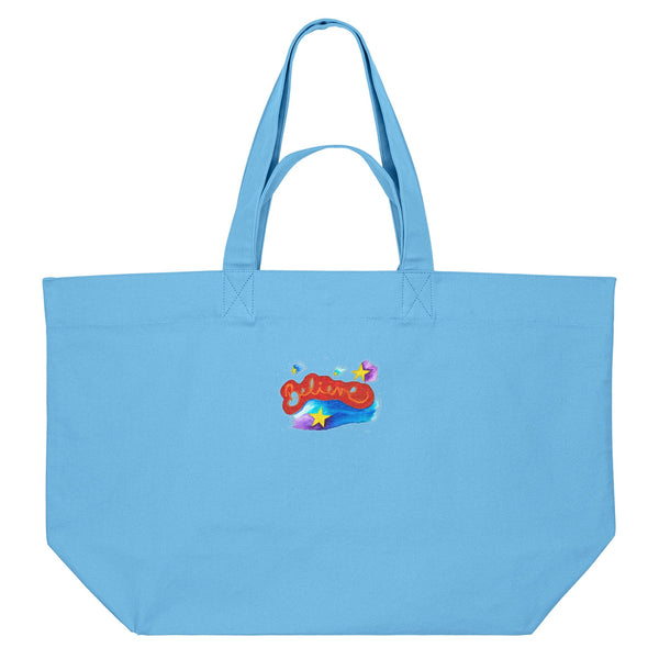 Believe 2 | Other | Adult | Shopping Bag | 400gsm | Aqua Blue