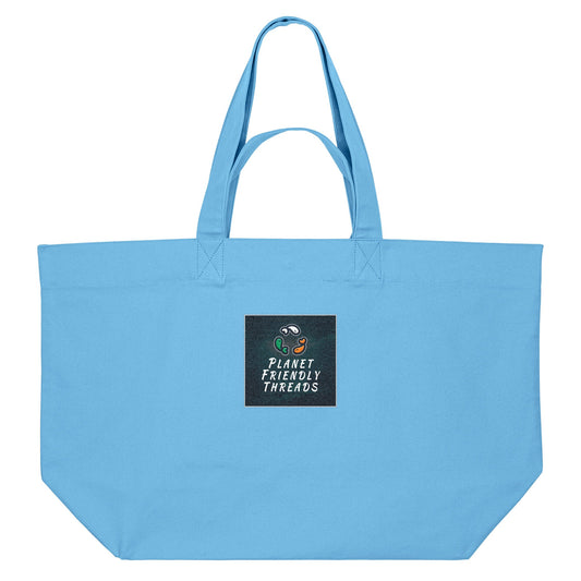 PFT Logo - dark | Other | Adult | Shopping Bag | 400gsm | Aqua Blue