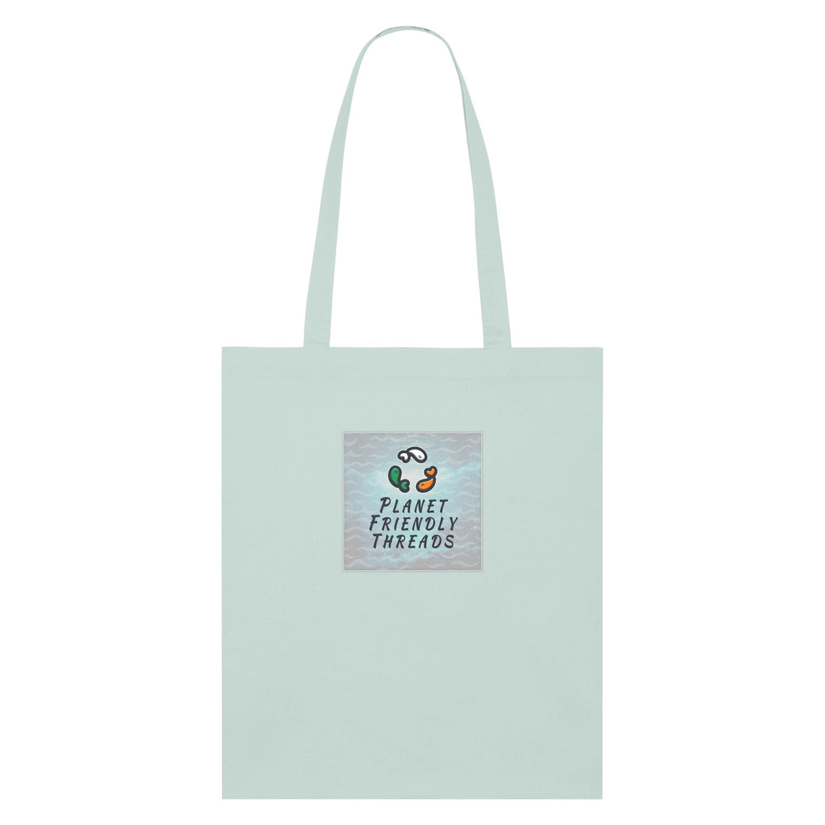 PFT Logo - SSSQUARE - Light Ocean | Other | Adult | Tote Bag | 160gsm | Caribbean Blue