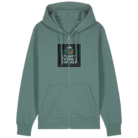 PFT Logo - dark | Hoodie | Adult | Zip | 350gsm Medium Fit | Green Bay