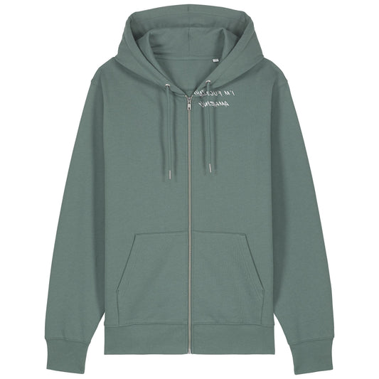 I'M FUCKING AMAZING | Hoodie | Adult | Zip | 350gsm Medium Fit | Green Bay