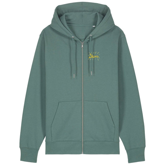 Shine | Hoodie | Adult | Zip | 350gsm Medium Fit | Green Bay
