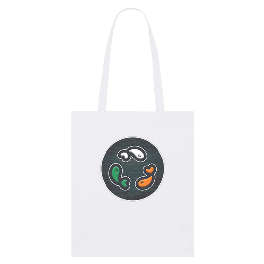 PFT Fish - Circle - Dark | Other | Adult | Tote Bag | 160gsm | White