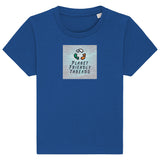 PFT Logo - SSSQUARE - Light Ocean | T-Shirt | Baby | Crewneck Short Sleeve | 155gsm Medium Fit | Majorelle Blue