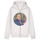 Suit | Hoodie | Adult | Zip | 350gsm Medium Fit | Cool Heather Grey