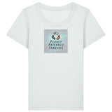 PFT Logo - SSSQUARE - Light Ocean | T-Shirt | Adult | Ladies Short Sleeve | 155gsm Fitted | Blue Ice