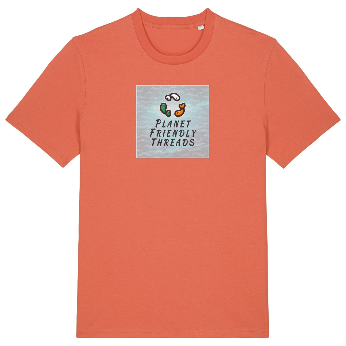 PFT Logo - SSSQUARE - Light Ocean | T-Shirt | Adult | Crewneck Short Sleeve | 180gsm Medium Fit | Fiesta
