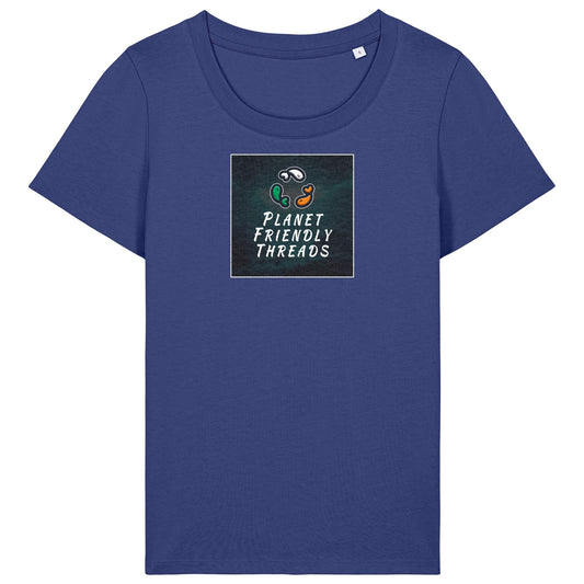 PFT Logo - dark | T-Shirt | Adult | Ladies Short Sleeve | 155gsm Fitted | Dusk