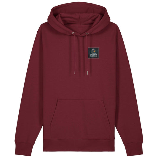 PFT Logo - dark | Hoodie | Adult | Cosy | 350gsm Medium Fit | Burgundy