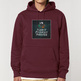 PFT Logo - dark | Hoodie | Adult | Cosy | 350gsm Medium Fit | Burgundy