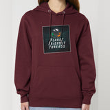 PFT Logo - dark | Hoodie | Adult | Cosy | 350gsm Medium Fit | Burgundy