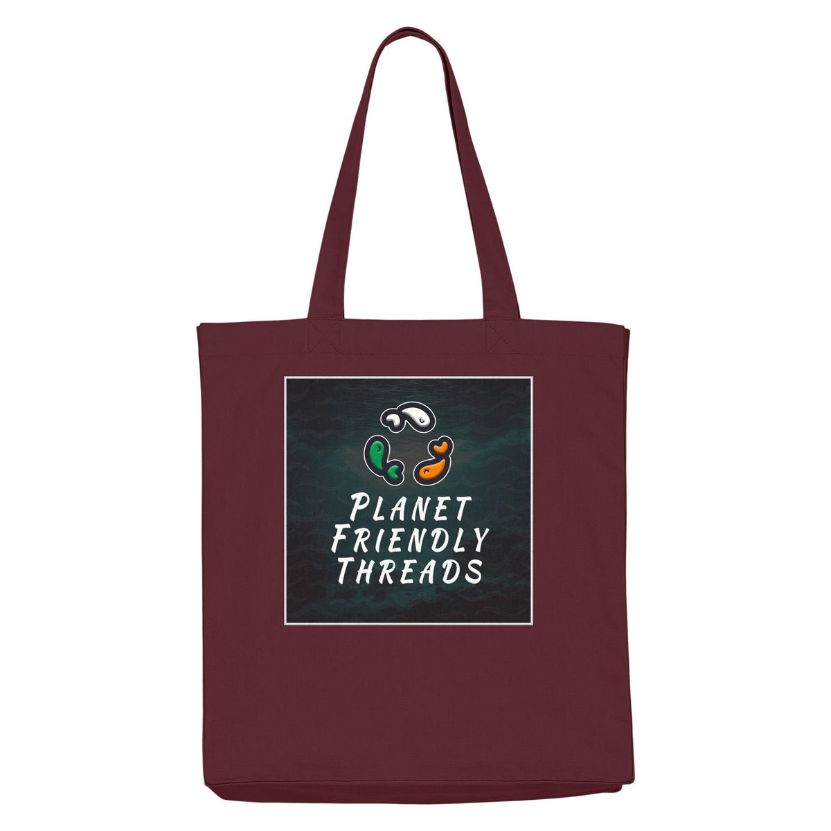 PFT Logo - dark | Other | Adult | Tote Bag | 220gsm | Burgundy