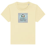 PFT Logo - SSSQUARE - Light Ocean | T-Shirt | Baby | Crewneck Short Sleeve | 155gsm Medium Fit | Butter