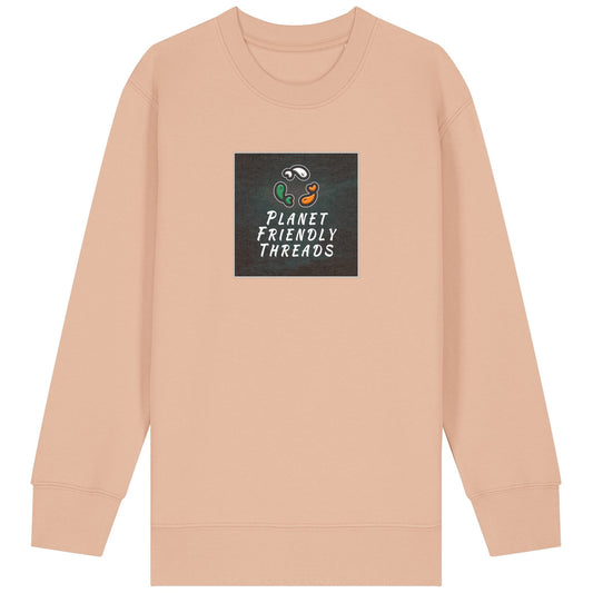 PFT Logo - dark | Jumper | Kids | Crewneck | 300gsm Medium Fit | Fraiche Peche