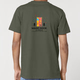 Magic Door Logo | T-Shirt | Kids | Crewneck Short Sleeve | 155gsm Medium Fit | Khaki