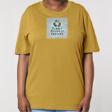 PFT Logo - SSSQUARE - Light Ocean | T-Shirt | Adult | Crewneck Short Sleeve | 180gsm Medium Fit | Ochre