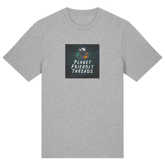 PFT Logo - dark | T-Shirt | Adult | Crewneck Short Sleeve | 215gsm Relaxed Fit | Heather Grey