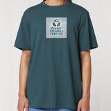 PFT Logo - SSSQUARE - Light Ocean | T-Shirt | Adult | Crewneck Short Sleeve | 215gsm Relaxed Fit | Stargazer