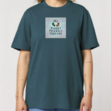 PFT Logo - SSSQUARE - Light Ocean | T-Shirt | Adult | Crewneck Short Sleeve | 215gsm Relaxed Fit | Stargazer