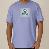 PFT Logo - SSSQUARE - Light Ocean | T-Shirt | Adult | Crewneck Short Sleeve | 215gsm Relaxed Fit | Violet