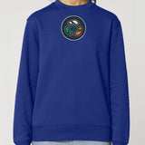 PFT Fish - Circle - Dark | Jumper | Adult | Crewneck | 350gsm Medium Fit | Worker Blue