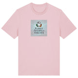 PFT Logo - SSSQUARE - Light Ocean | T-Shirt | Adult | Crewneck Short Sleeve | 180gsm Medium Fit | Cotton Pink