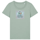 PFT Logo - SSSQUARE - Light Ocean | T-Shirt | Adult | Ladies Short Sleeve | 155gsm Fitted | Aloe