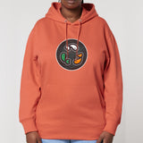 PFT Fish - Circle - Dark | Hoodie | Adult | Cosy | 350gsm Medium Fit | Fiesta