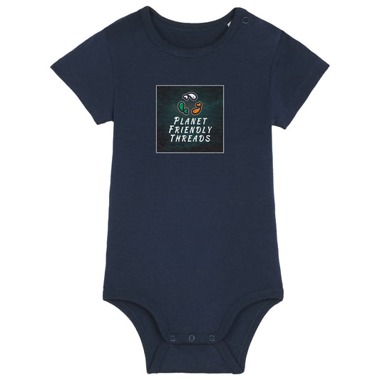 PFT Logo - dark | Other | Baby | Onesie | 210gsm Fitted | French Navy