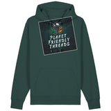 PFT Logo - dark | Hoodie | Adult | Cosy | 350gsm Medium Fit | Glazed Green