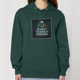 PFT Logo - dark | Hoodie | Adult | Cosy | 350gsm Medium Fit | Glazed Green