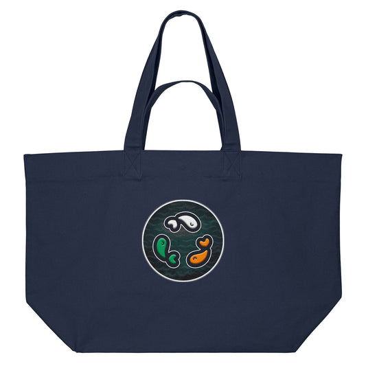 PFT Fish - Circle - Dark | Other | Adult | Shopping Bag | 400gsm | French Navy