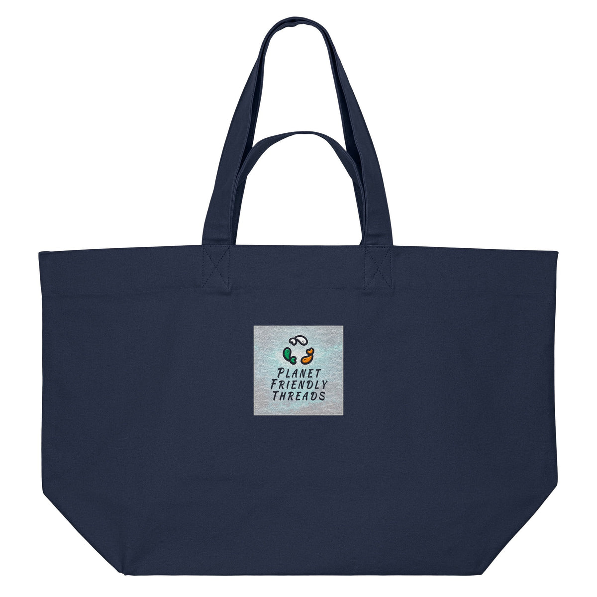 PFT Logo - SSSQUARE - Light Ocean | Other | Adult | Shopping Bag | 400gsm | French Navy