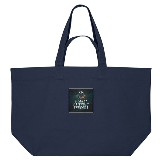 PFT Logo - dark | Other | Adult | Shopping Bag | 400gsm | French Navy