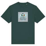 PFT Logo - SSSQUARE - Light Ocean | T-Shirt | Adult | Crewneck Short Sleeve | 215gsm Relaxed Fit | Glazed Green