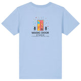 Magic Door Logo | T-Shirt | Kids | Crewneck Short Sleeve | 155gsm Medium Fit | Blue Soul