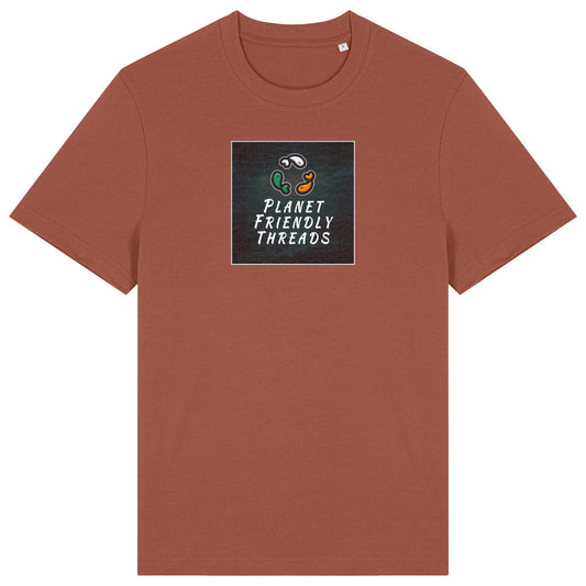 PFT Logo - dark | T-Shirt | Adult | Crewneck Short Sleeve | 215gsm Relaxed Fit | Heritage Brown