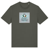 PFT Logo - SSSQUARE - Light Ocean | T-Shirt | Adult | Crewneck Short Sleeve | 180gsm Medium Fit | Khaki